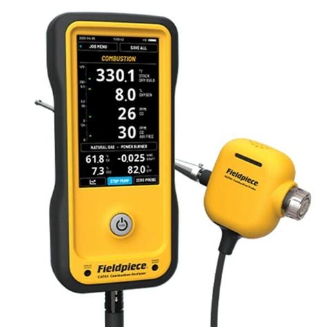 fieldpiece flue gas analyzer|Combustion Analyzers .